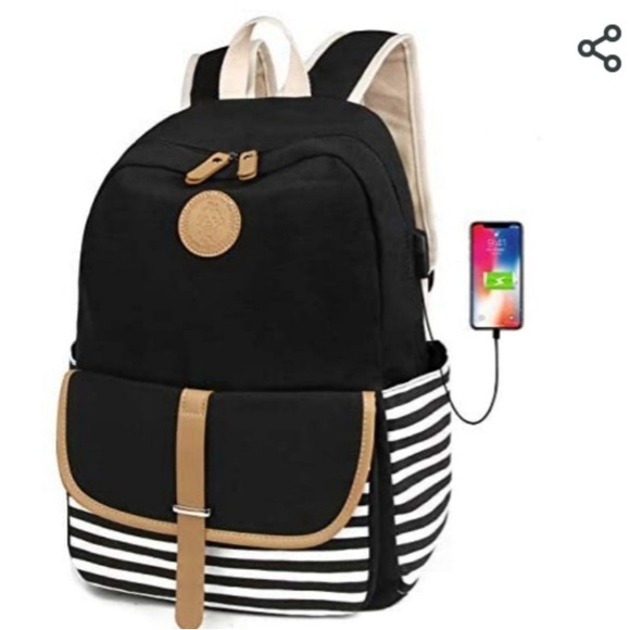 Lightweight Backpack With USB Charging - Picture 2 of 7